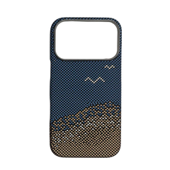 Casesh Tectile Woven Case For Iphone 17 Pro | Blue Beige