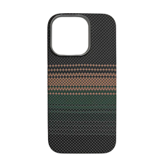 Casesh Tectile Woven Case For Iphone 16 Pro - Green Grey