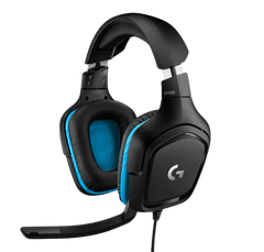Logitech G432 Wired 7.1 Surround Sound Gaming Headset for PC & Others- Black & Blue