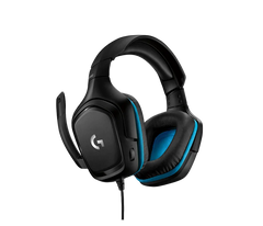 Logitech G432 Wired 7.1 Surround Sound Gaming Headset for PC & Others- Black & Blue