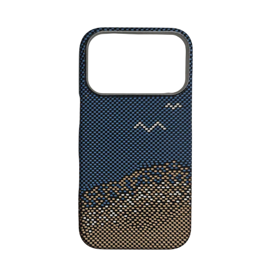 Casesh Tectile Woven Case For Iphone 17 Pro | Blue Beige