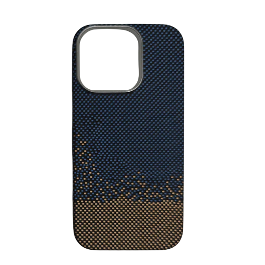 Casesh Tectile Woven Case For Iphone 16 Pro - Navy Beige