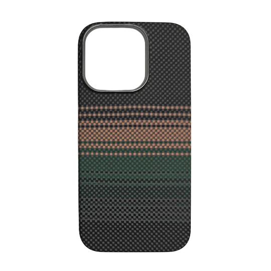 Casesh Tectile Woven Case For Iphone 16 Pro - Green Grey