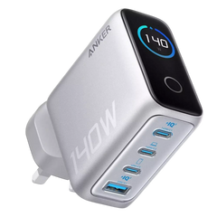 Anker 4-Port Wall Charger, 140W - Silver