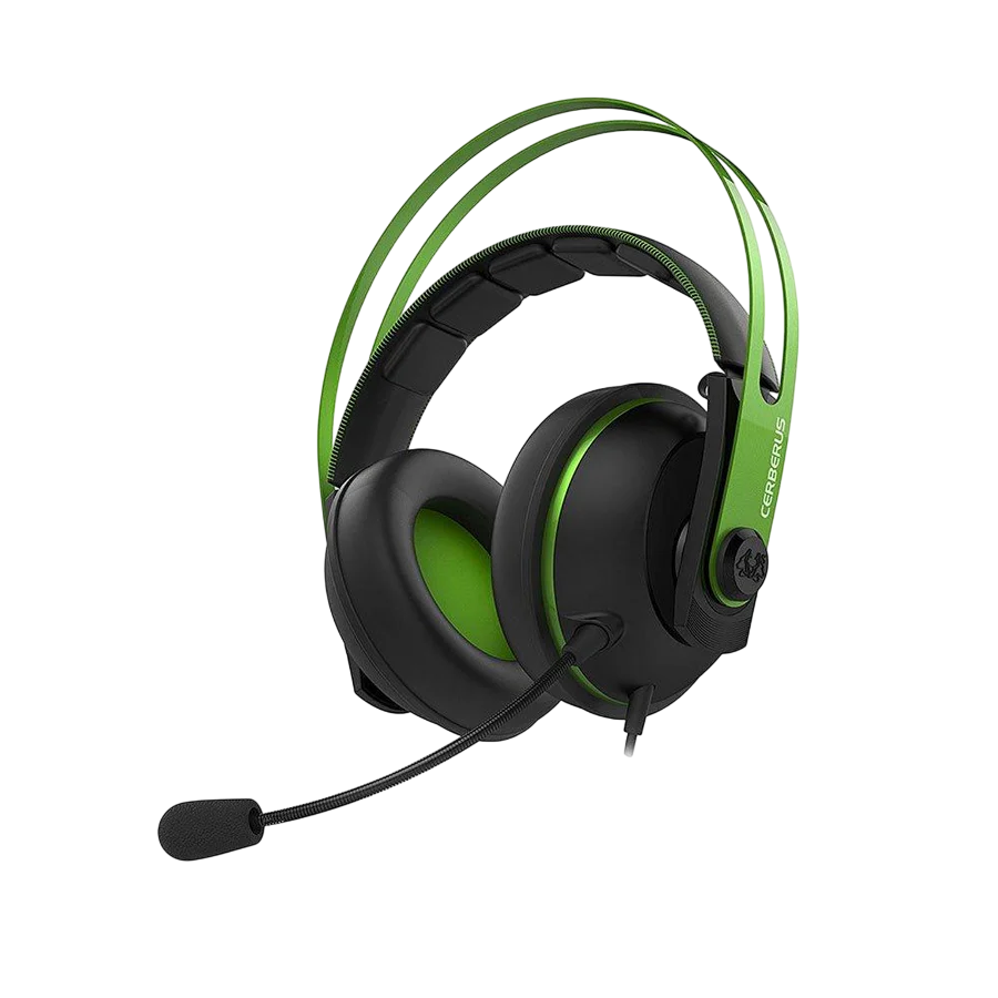 Asus Cerberus V2 Gaming Headset With Dual-Microphone - Green only 0.6 kg