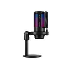 Sades ME6S Tyto Gaming and Streaming Microphone with Stand and Boom Arm - Black