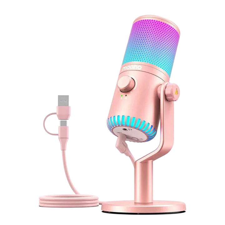 Maonocaster DM30 RGB USB Programmable Gaming Microphone for PC