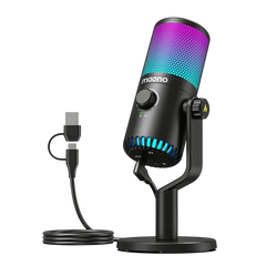 Maonocaster DM30 RGB USB Programmable Gaming Microphone for PC