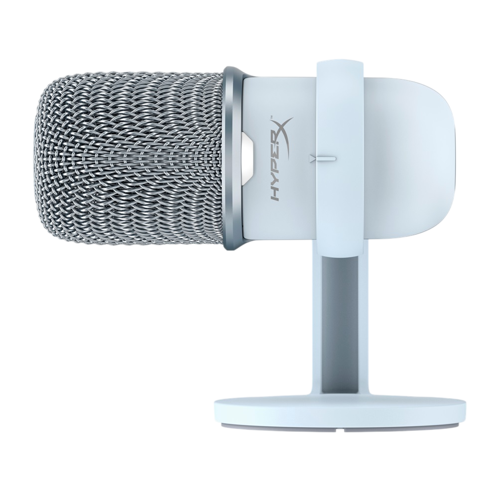 HyperX SoloCast USB Gaming Microphone (White) PC, PS5, PS4, and Mac