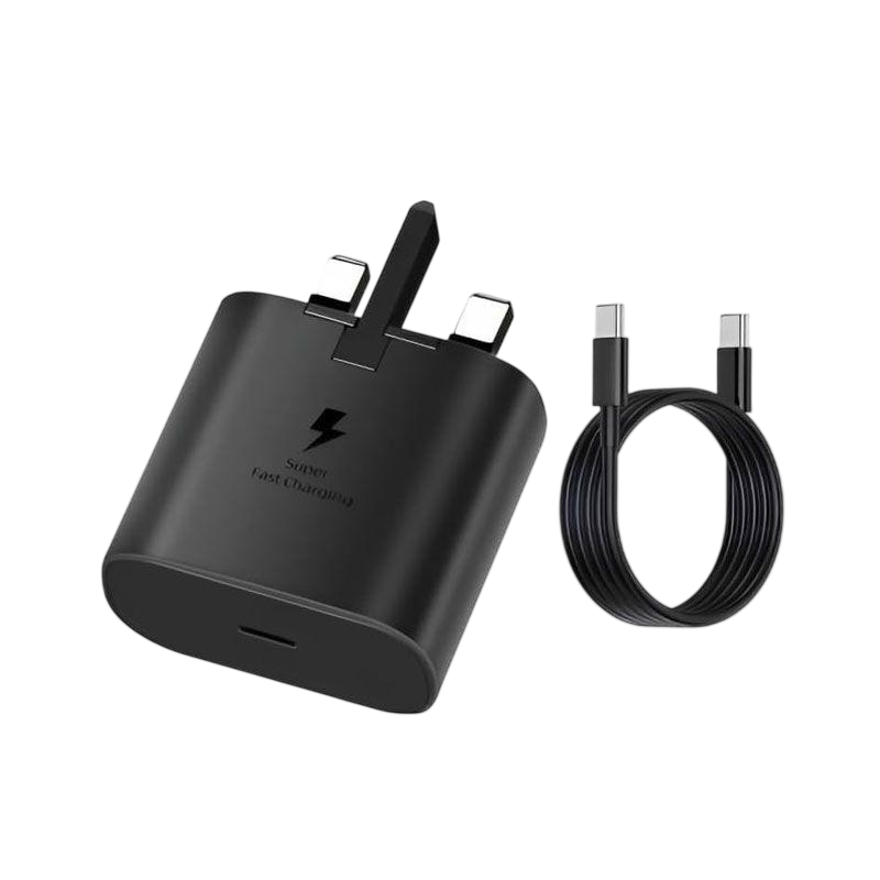 SAMSUNG Travel Adapter (45 W) with cable 5A USB-C to USB-C Cable 1.8 m (Black)