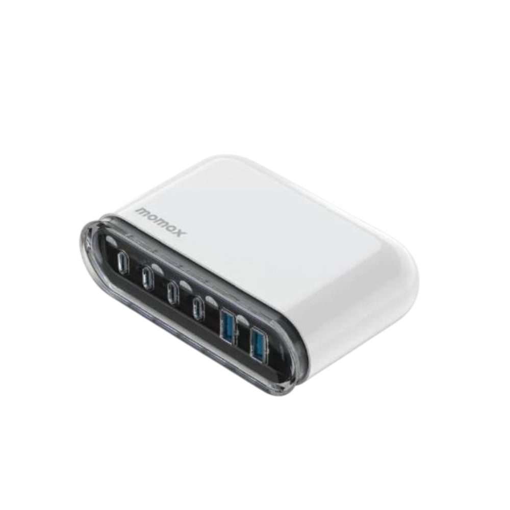 Momax 1-Charge Flow+ PD 120W GaN Desktop Charger 6 ports
