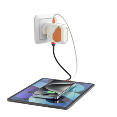 Phone Planet 10 IN 1 Magnetic Power Bank 10000mAh with Built-In Phone Stand (White)