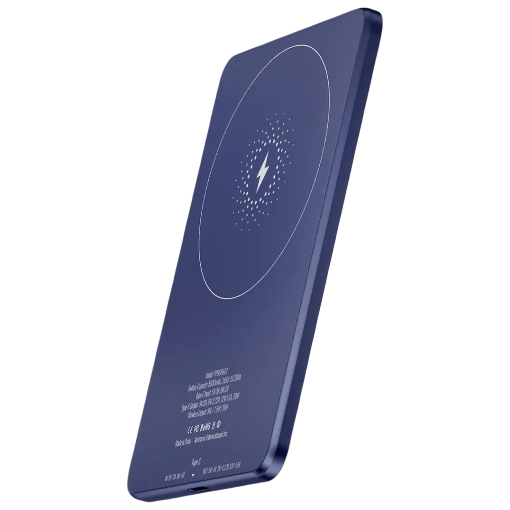 Powerology Ultra-Thin Magsafe Power Bank 5000mAh (Gray)