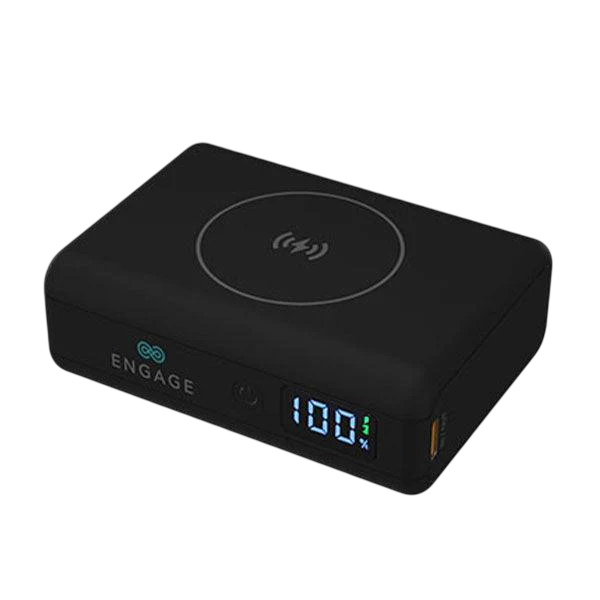 Engage Compact Wireless Magnetic Power Bank 10000mAh | 45W PD, LED Display