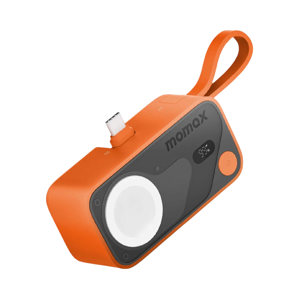 Momax 5000mAh PD 2 0W Built-in C cable & Apple Watch Tail Plug Power