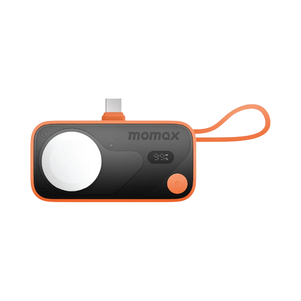 Momax 5000mAh PD 2 0W Built-in C cable & Apple Watch Tail Plug Power