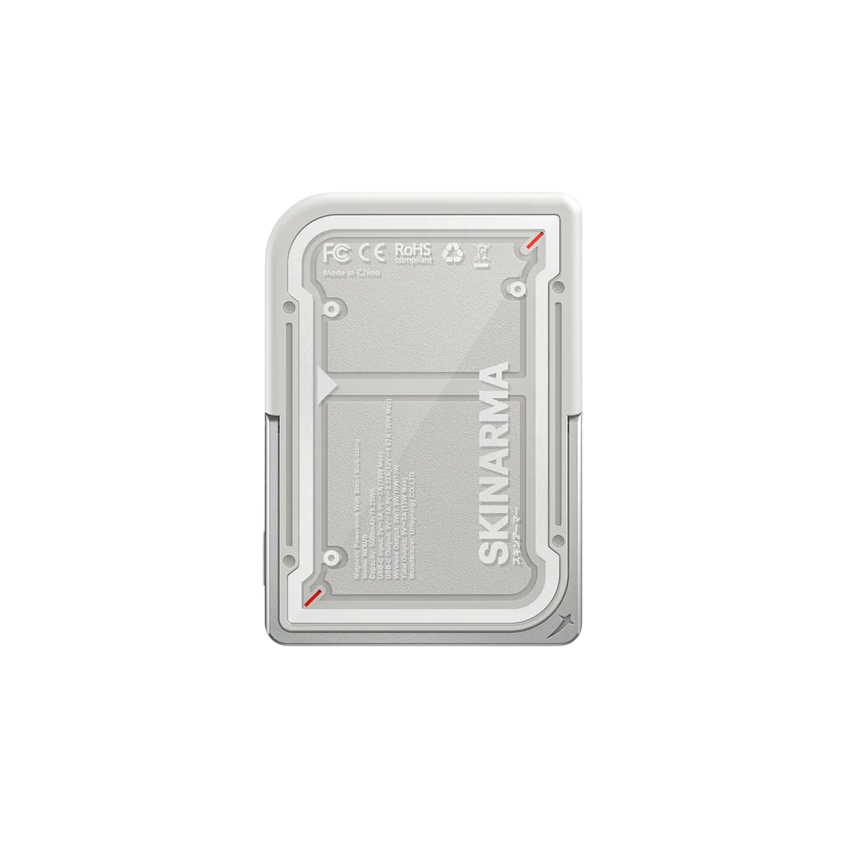 Skinarma 5000mAh Magnetic Power Bank – 20W PD, Smart Kick-Stand, Black